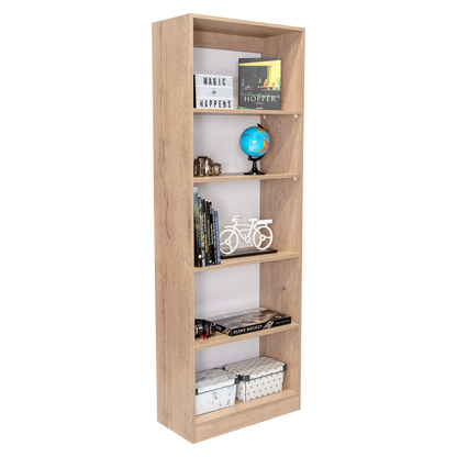 Combo Home, Estante Colección 35, Macadamia, con un estante y complemento