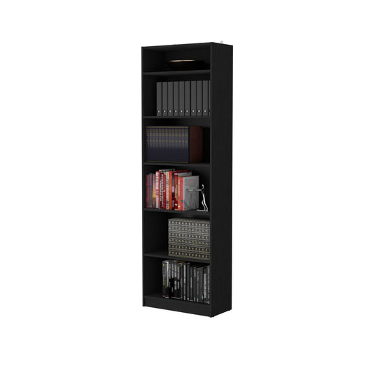 Combo Home, Estante Colección 36, Wengue, con un estante y complemento