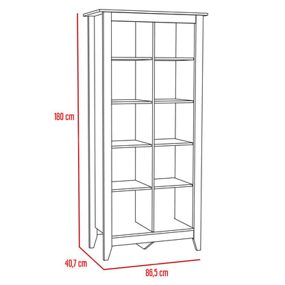 Combo Essential, Rovere y Blanco, incluye escritorio y biblioteca