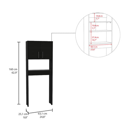 Combo Barcelona, Wengue, incluye botiquin con espejo y optimizador de baño