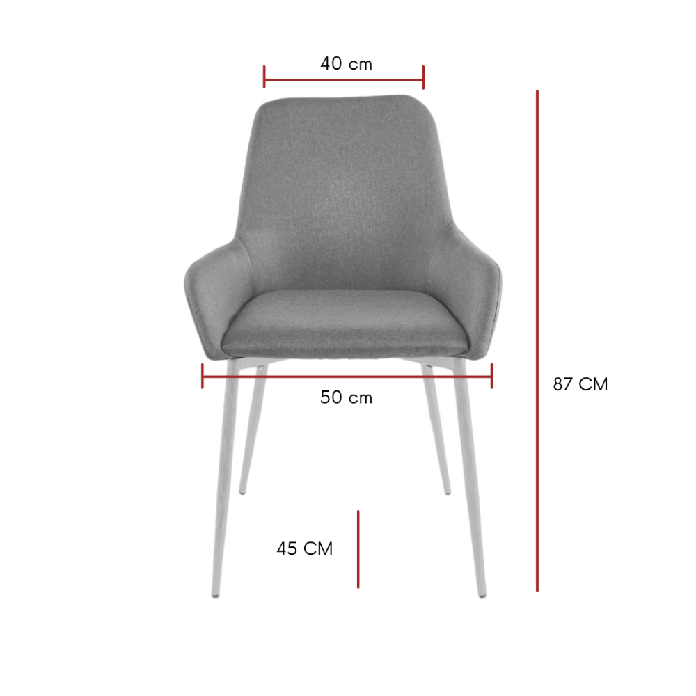 Combo Portofino, Rovere y Café Claro, incluye mesa de comedor 160, cuatro sillas sin brazo y dos sitials con brazo