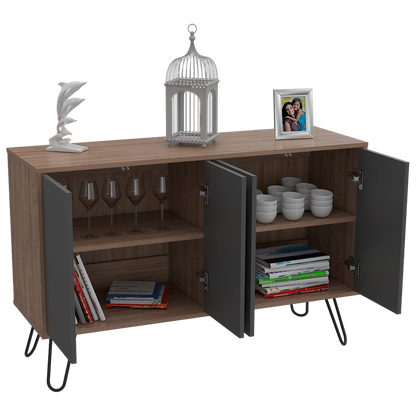 Combo Vassel, Miel y Plomo, incluye rack TV y bife