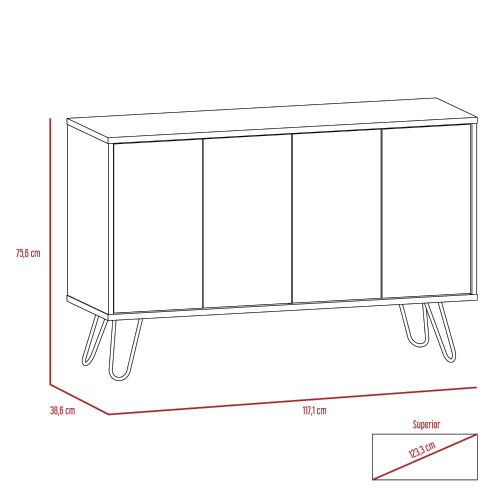 Combo Vassel, Miel y Plomo, incluye rack TV y bife