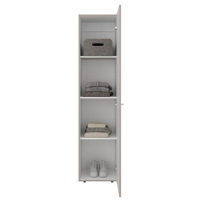 Closet Tuhome Dreams M4 Una Puerta, Bardolino y Blanco