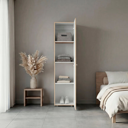 Closet Tuhome Dreams M4 Una Puerta, Fresno/Blanco
