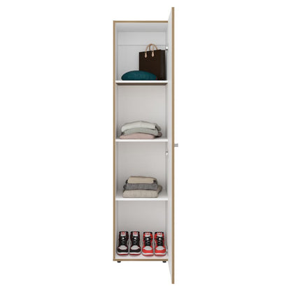 Closet Tuhome Dreams M5 Una Puerta Con Espejo, Fresno