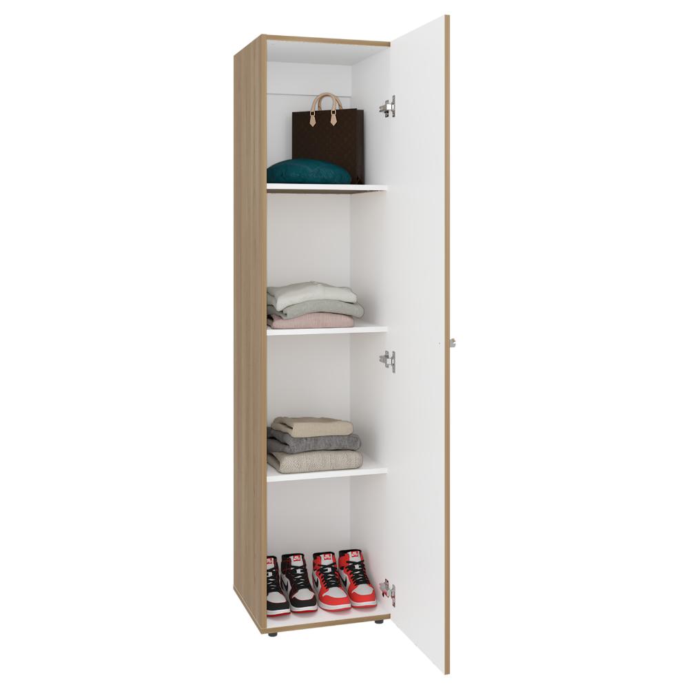 Closet Tuhome Dreams M5 Una Puerta Con Espejo, Fresno