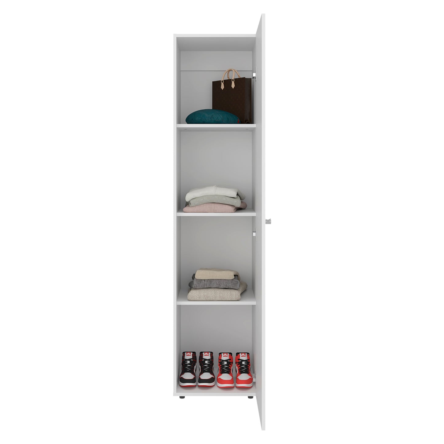 Closet Tuhome Dreams M5 Una Puerta Con Espejo, Blanco