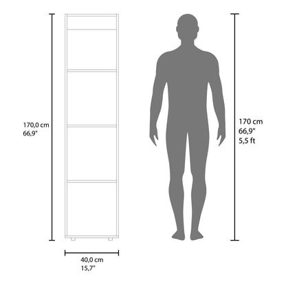 Closet Tuhome Dreams M4 Una Puerta, Blanco
