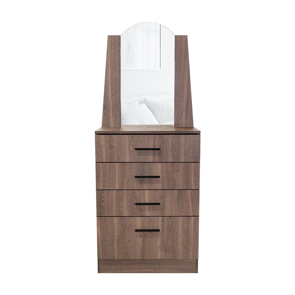 Comoda Praga, Milan, con tres cajones y una puerta