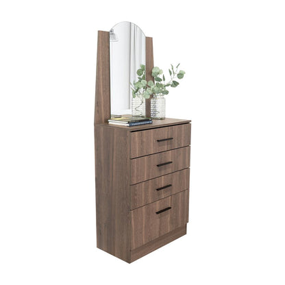 Comoda Praga, Milan, con tres cajones y una puerta