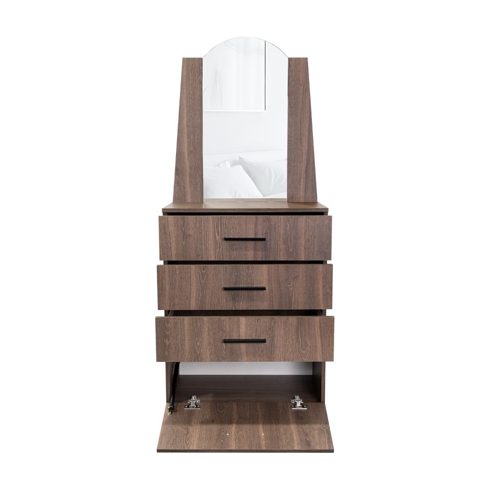 Comoda Praga, Milan, con tres cajones y una puerta