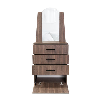 Comoda Praga, Milan, con tres cajones y una puerta