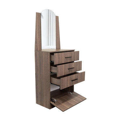 Comoda Praga, Milan, con tres cajones y una puerta