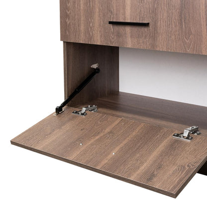 Comoda Praga, Milan, con tres cajones y una puerta