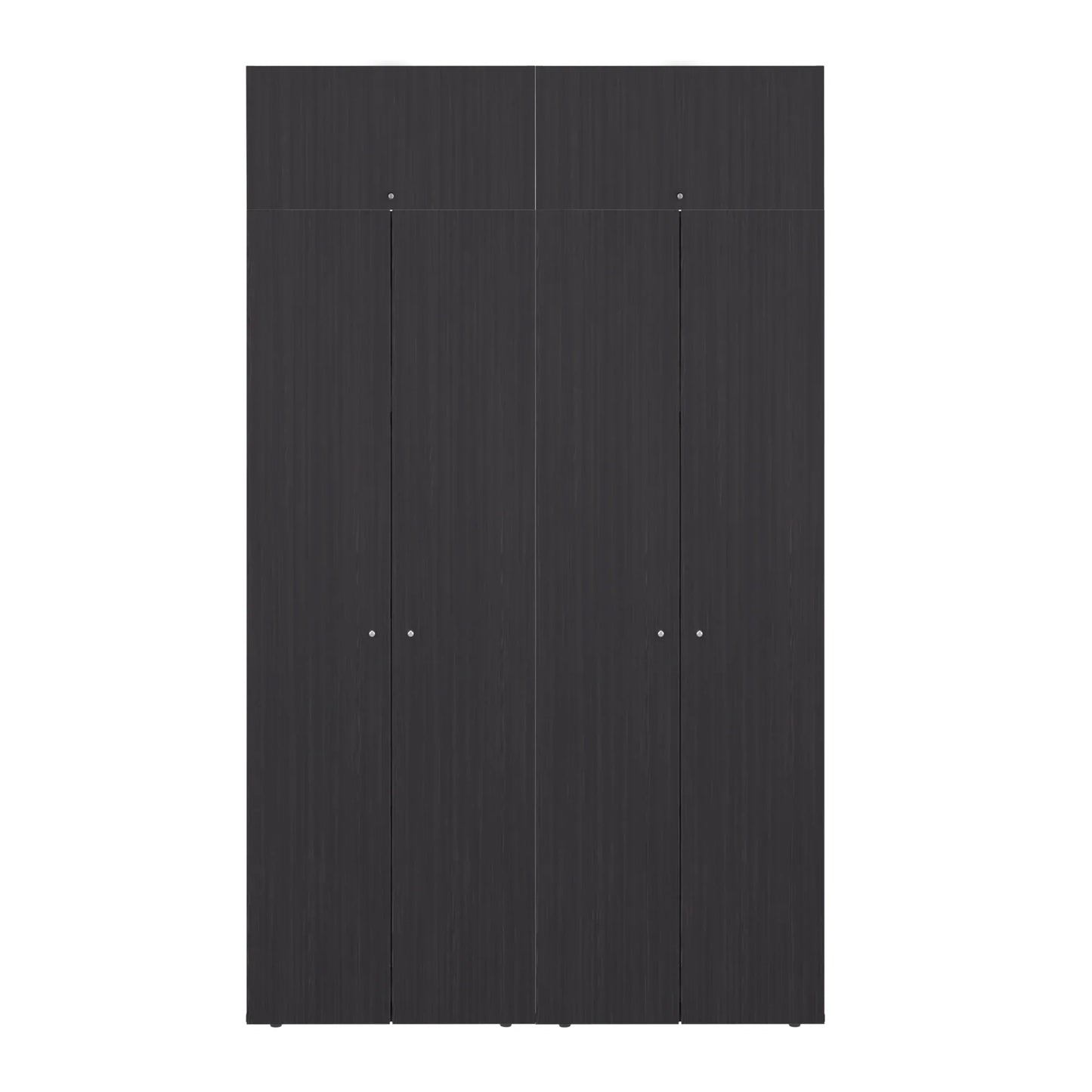 Combo Closet H-200 Siete Puertas, Almacenamiento, Optimizacion, Zapatero, Color Negro