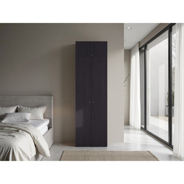 Combo Closet H-200 Cuatro Puertas, Almacenamiento, Optimizacion, Color Negro