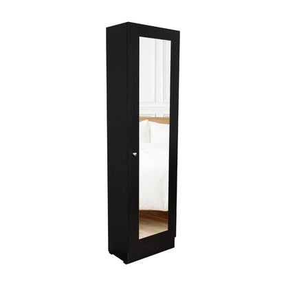 Closet Praga Una Puerta Con Espejo, Wengue