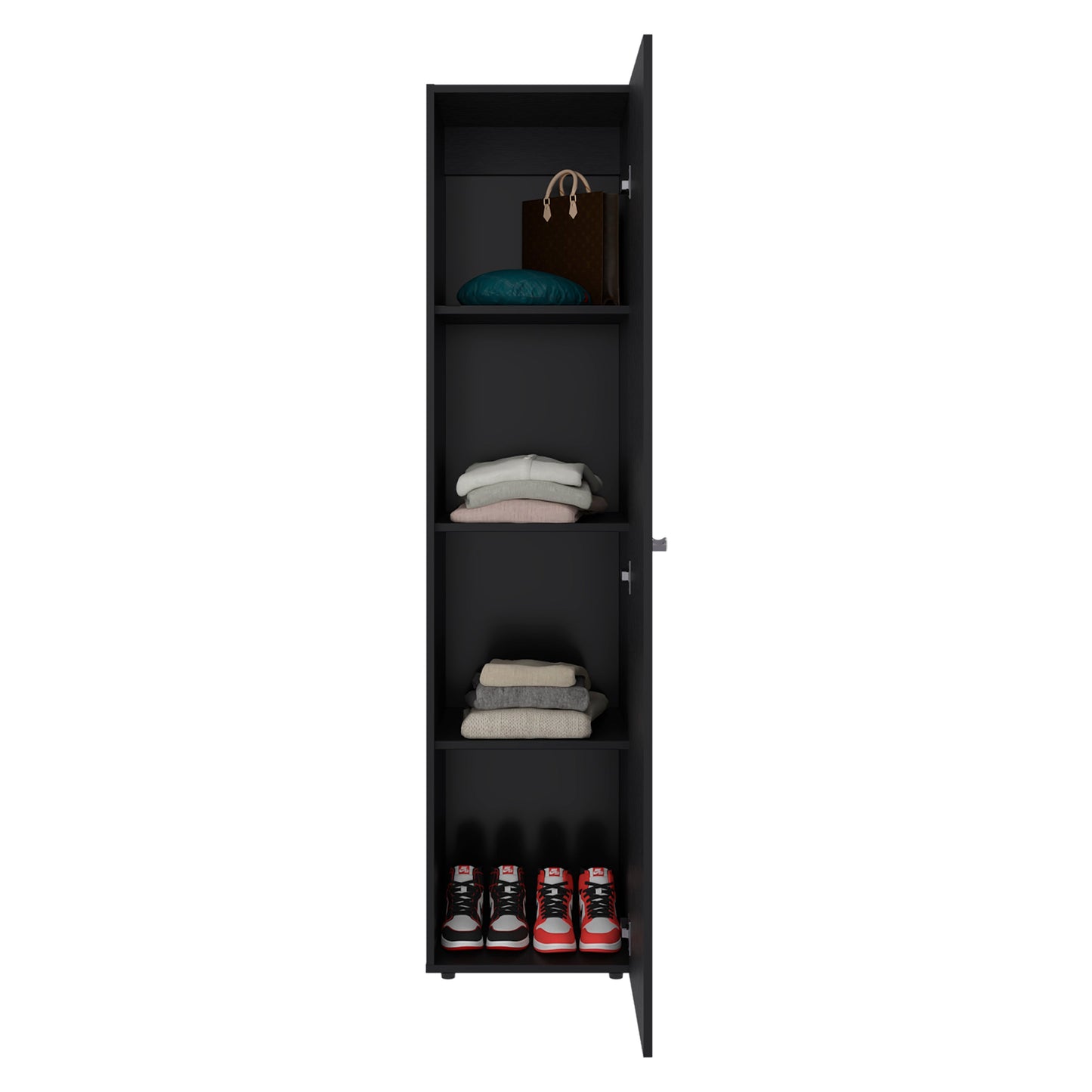 Closet Tuhome Dreams M5 Una Puerta Con Espejo, Wengue