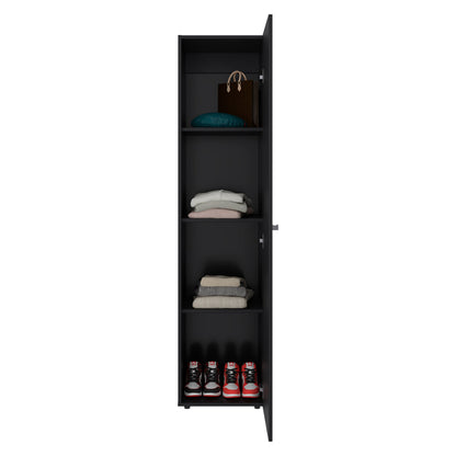 Closet Tuhome Dreams M5 Una Puerta Con Espejo, Wengue