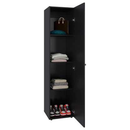Closet Tuhome Dreams M5 Una Puerta Con Espejo, Wengue
