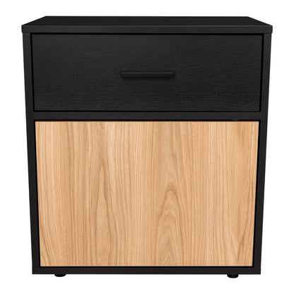 Velador Una Puerta Un Cajon Grayson, Wengue y Fresno