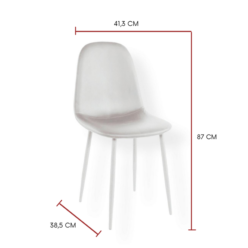 Pack Sillas Concept, Tapiz Pu Negro y Pata Café Oscuro, con seis sillas
