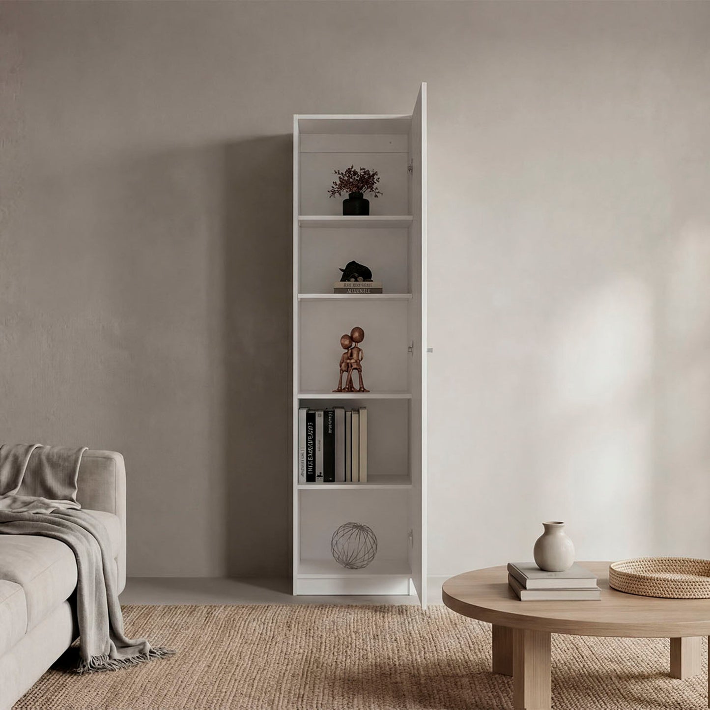 Estante E5 Home E Una Puerta, Blanco