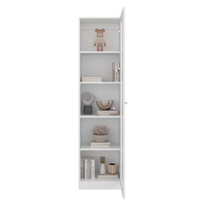 Estante Vitrina E6 Home E Una Puerta, Blanco