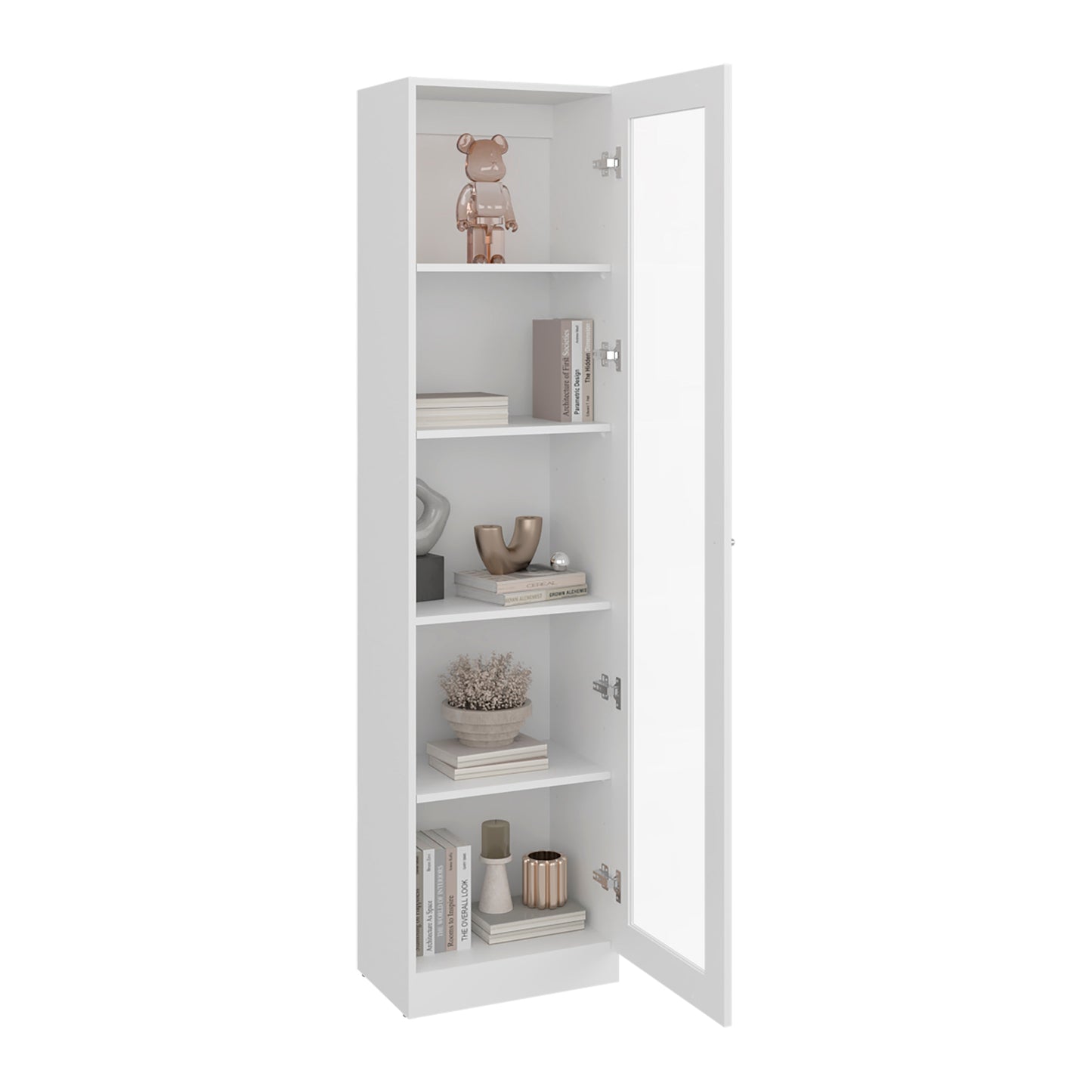 Estante Vitrina E6 Home E Una Puerta, Blanco