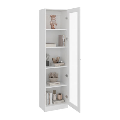 Estante Vitrina E6 Home E Una Puerta, Blanco
