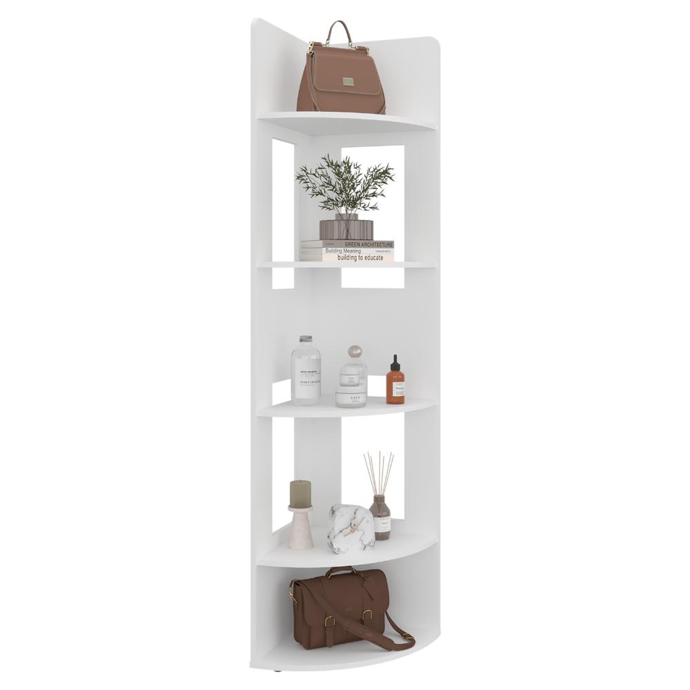 Biblioteca Esquinera Tuhome Dreams M6, Blanco