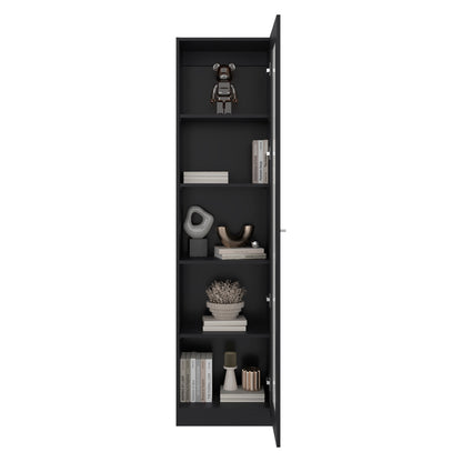 Estante Vitrina E6 Home E Una Puerta, Wengue