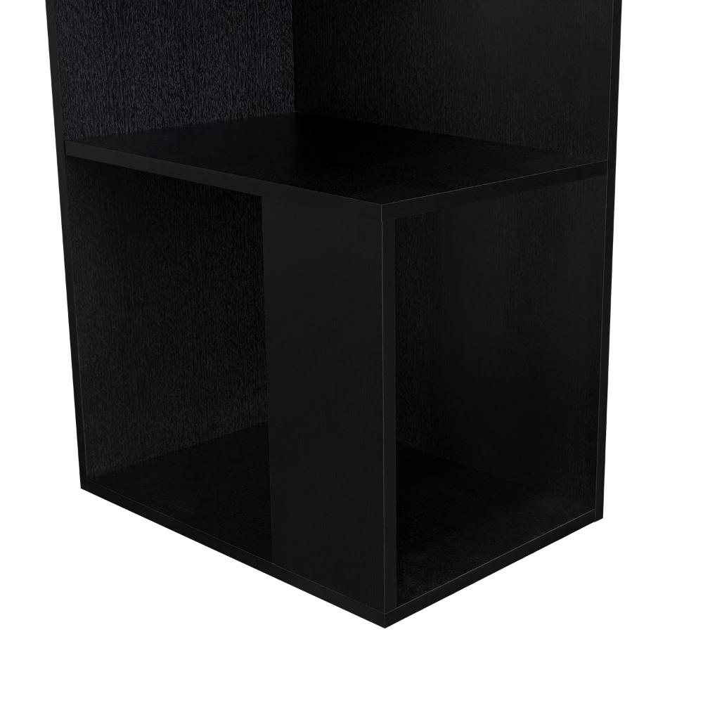 Escritorio Astana, Wengue Negro,  con entrepaños y con amplio espacio de trabajo