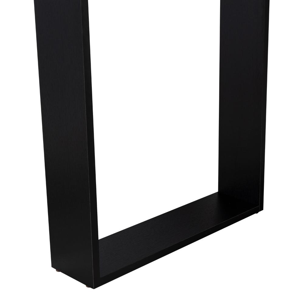 Escritorio Astana, Wengue Negro,  con entrepaños y con amplio espacio de trabajo