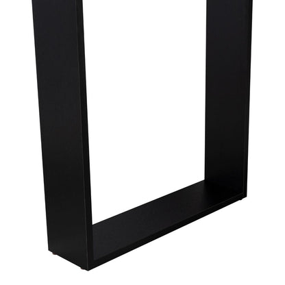 Escritorio Astana, Wengue Negro,  con entrepaños y con amplio espacio de trabajo