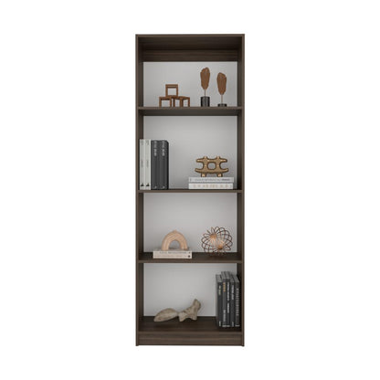 Biblioteca Home Estante E1, Milan y Blanco Duqueza, con Cuatro Entrepaños (vista 3)