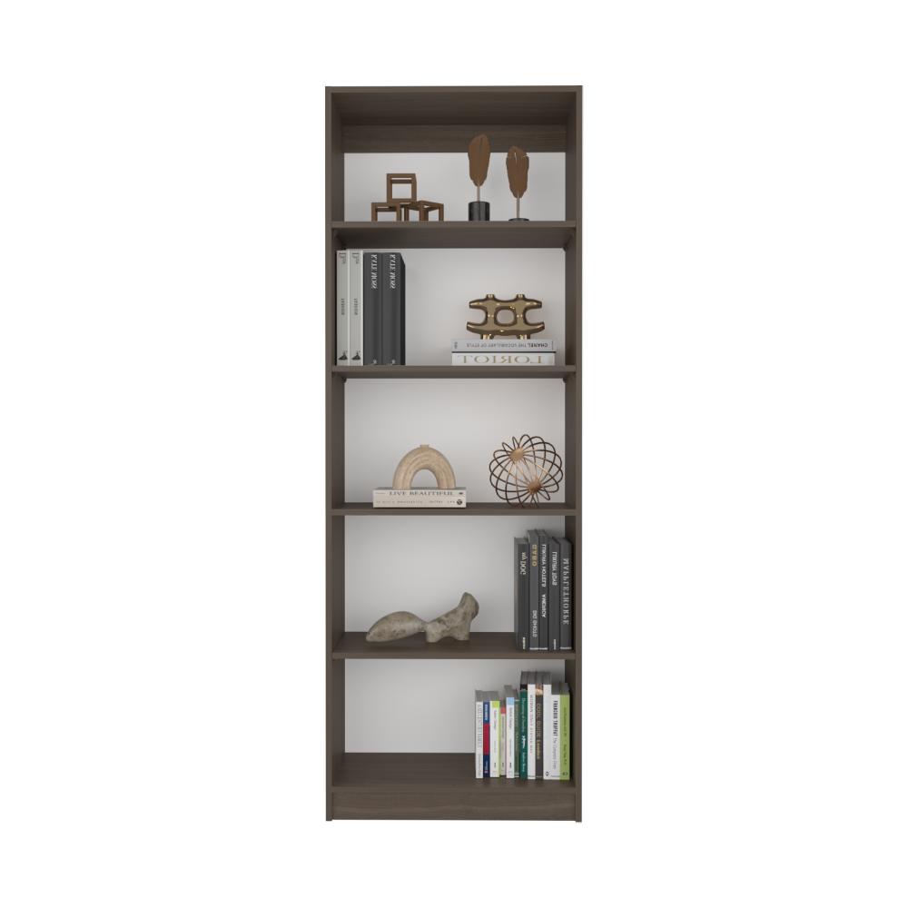 Biblioteca Home Estante E3, Milan y Blanco Duqueza, con Cinco Entrepaños