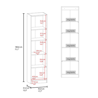 Estante E5 Home E Una Puerta, Macadamia