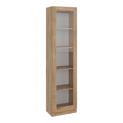 Estante Vitrina E6 Home E Una Puerta, Macadamia