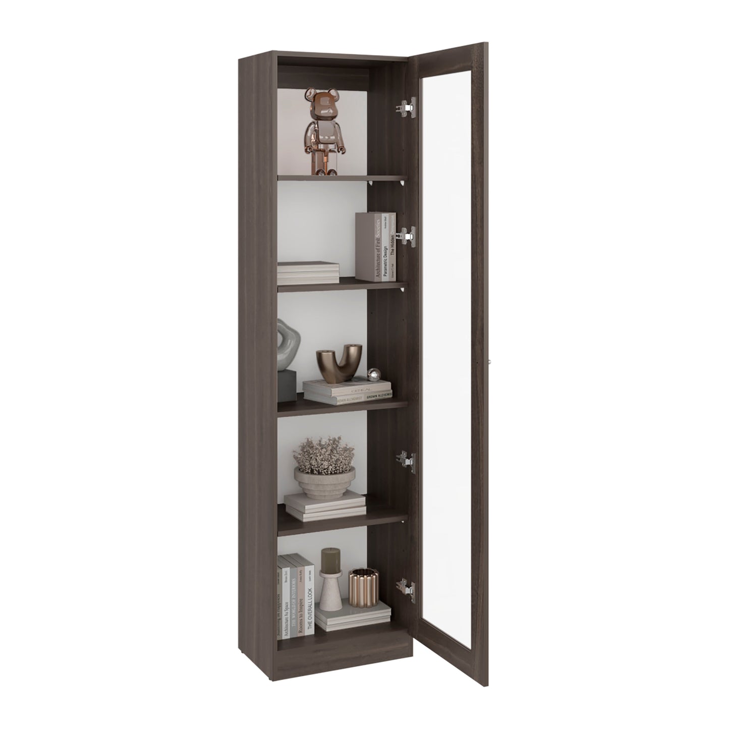 Estante Vitrina E6 Home E Una Puerta, Milan y Blanco