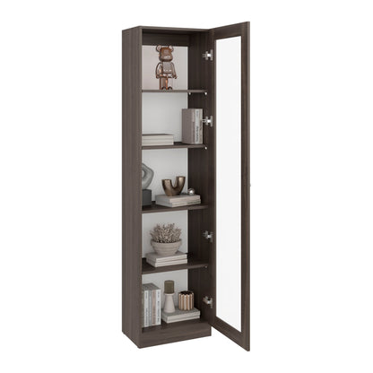 Estante Vitrina E6 Home E Una Puerta, Milan y Blanco