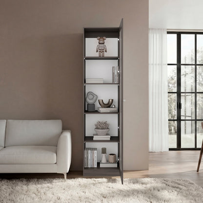 Estante Vitrina E6 Home E Una Puerta, Milan y Blanco