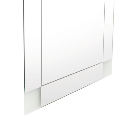 Espejo Yorlin Rectangular Diseño Sandblasting