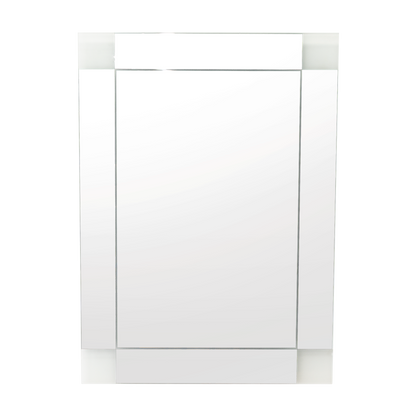 Espejo Yorlin Rectangular Diseño Sandblasting