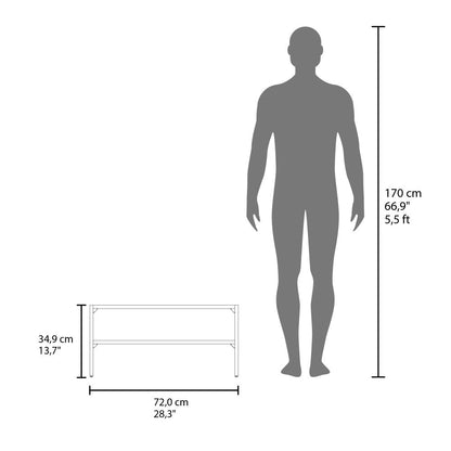 Modulo Zapatero Z-72 Apilable, Wengue