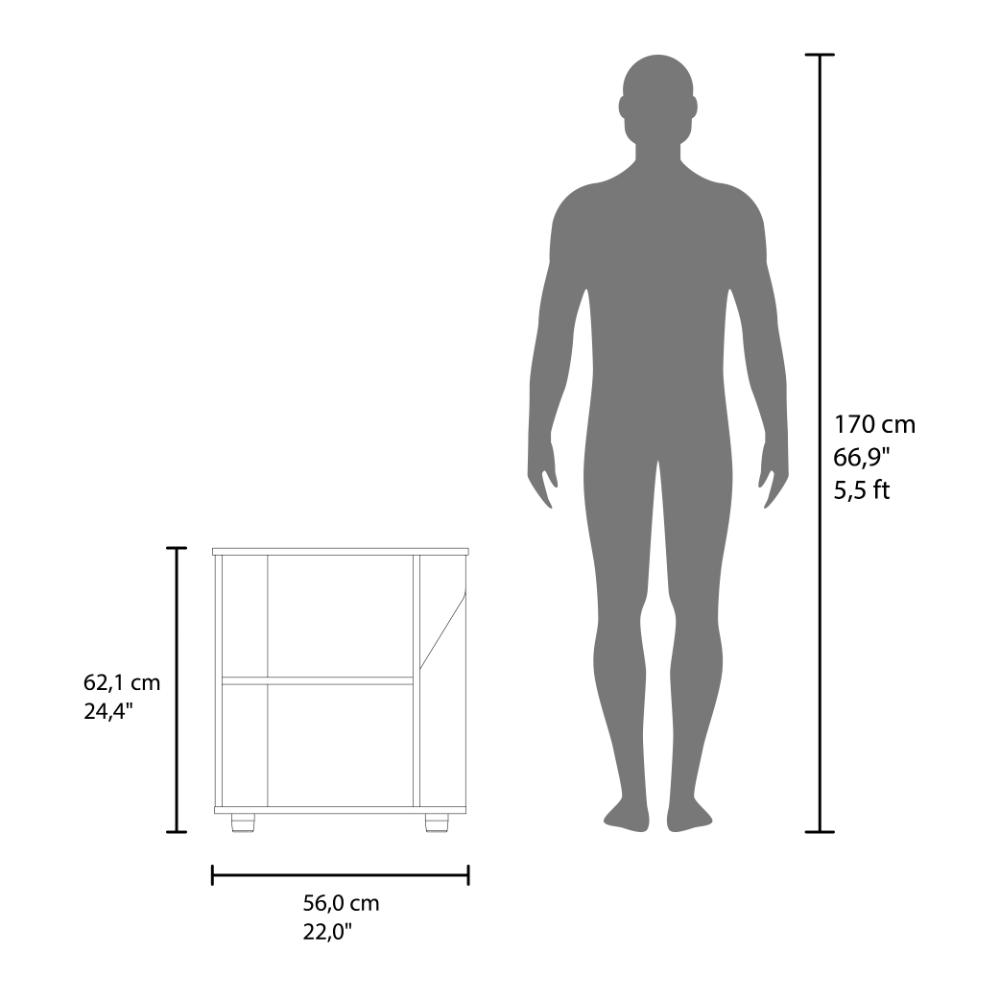 Mueble Para Lavamanos Phillips Una Puerta,  Blanco Y Fresno