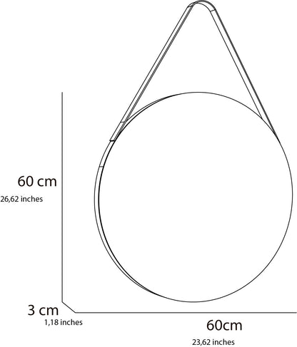 Espejo Persa, con forma circular