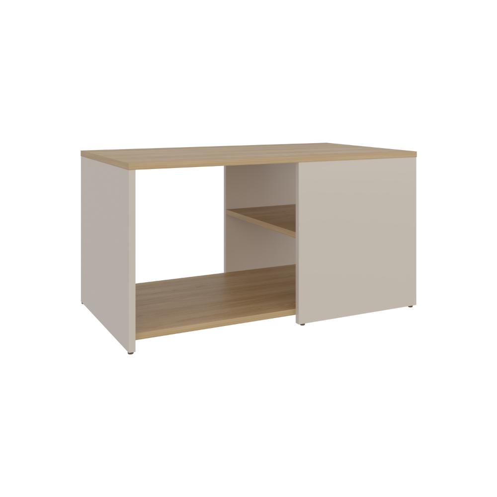 Mesa de Centro Ade, Capri y Fresno Europeo, con espacio para objetos decorativos
