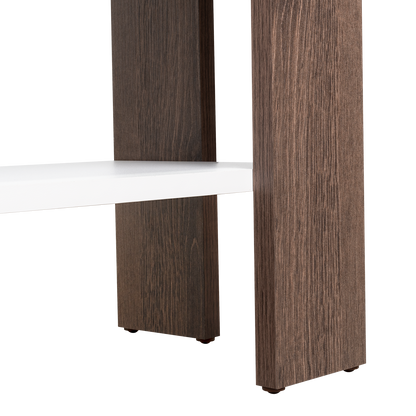 Rack Tv, Milan Y Blanco, Con Capacidad Para Televisor De 50 Pulgadas